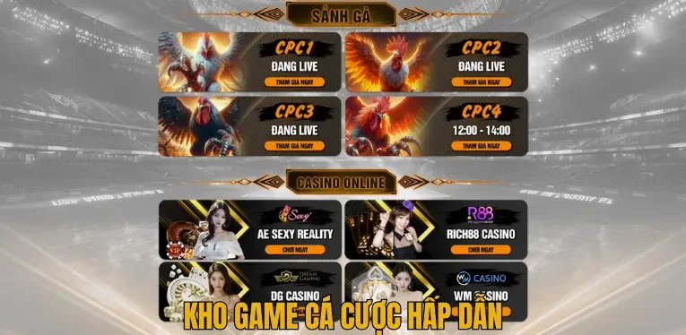 GA6789 – Nền Tảng Cược Trực Tuyến, Trải Nghiệm Liền Mạch 35 kho-game-ca-cuoc-hap-dan